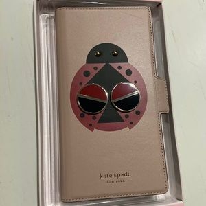 Kate Spade Ladybug Wrap Folio Iphone Xs max Leather Case